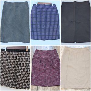 Bundle of Six Size 2 Pencil Skirts